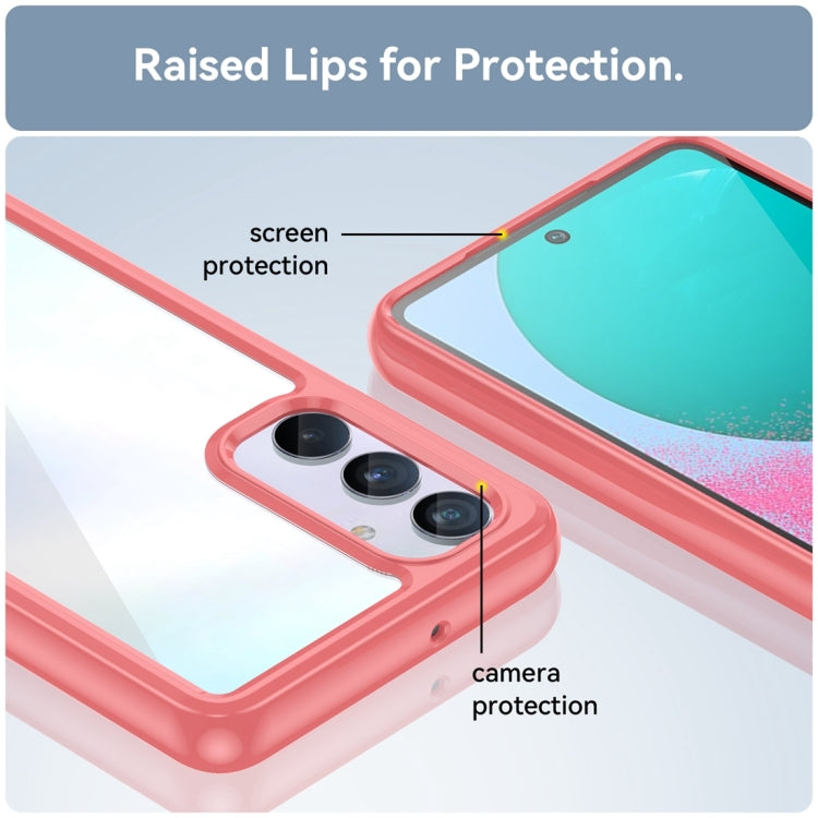 For Samsung Galaxy M54 5G Colorful Series Acrylic + TPU Phone Case