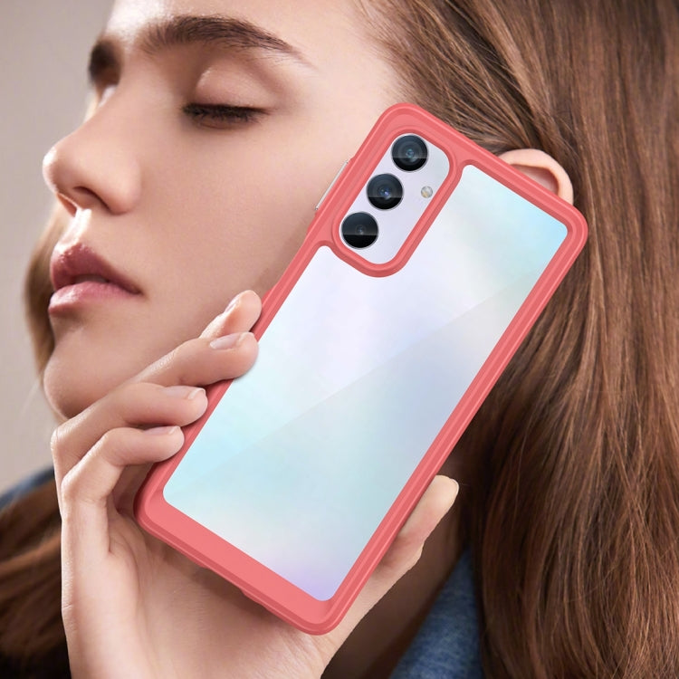 For Samsung Galaxy M54 5G Colorful Series Acrylic + TPU Phone Case