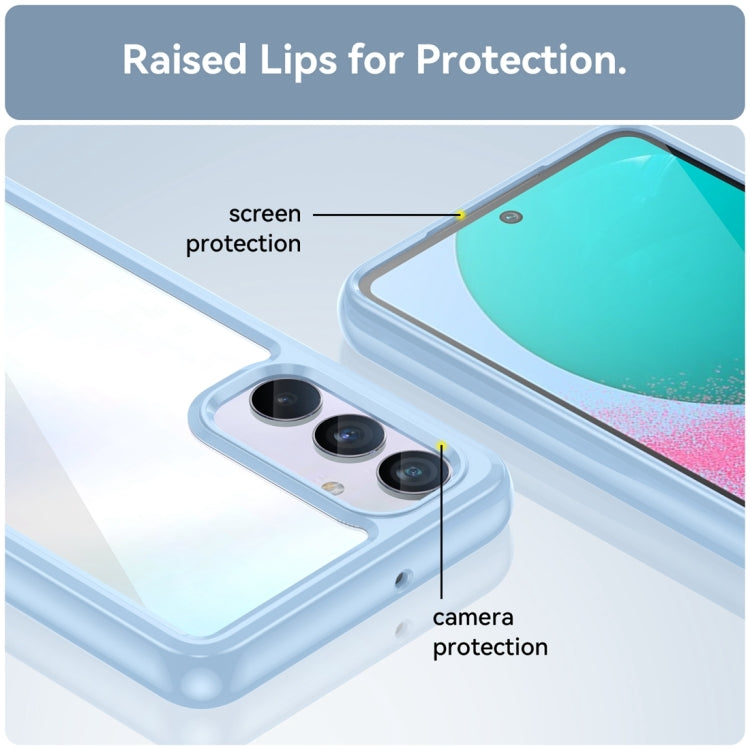 For Samsung Galaxy M54 5G Colorful Series Acrylic + TPU Phone Case