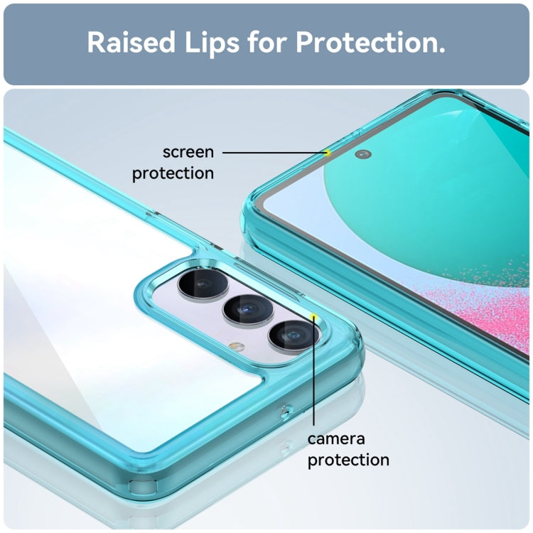 For Samsung Galaxy M54 5G Colorful Series Acrylic + TPU Phone Case