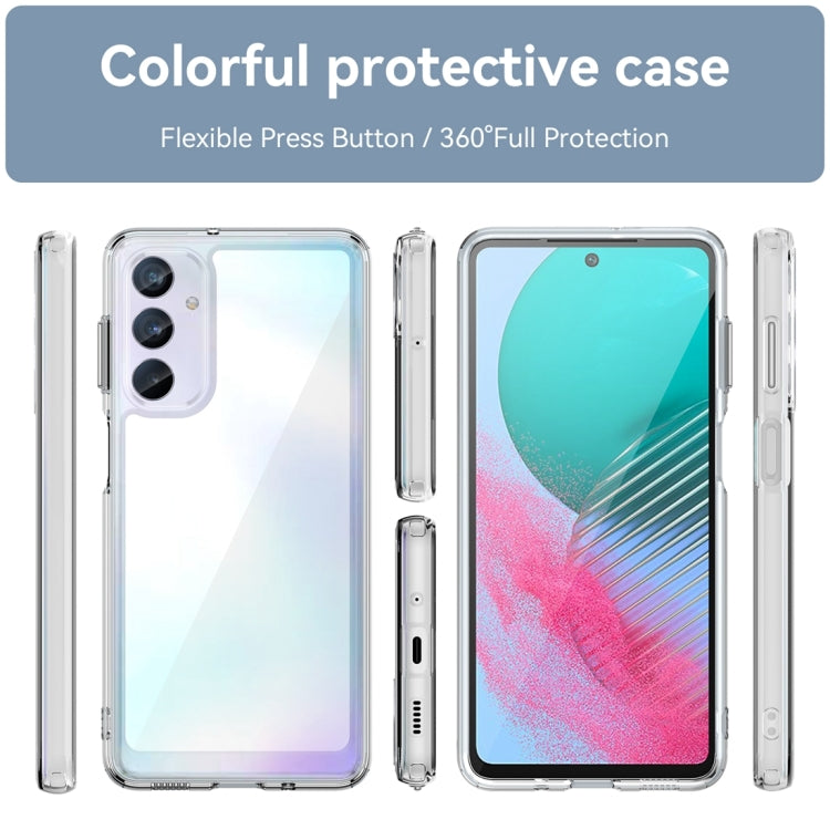 For Samsung Galaxy M54 5G Colorful Series Acrylic + TPU Phone Case