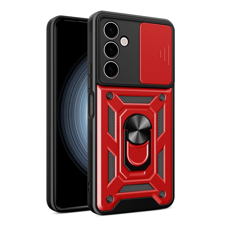 For Samsung Galaxy A24 4G Sliding Camera Cover Design TPU+PC Phone Case