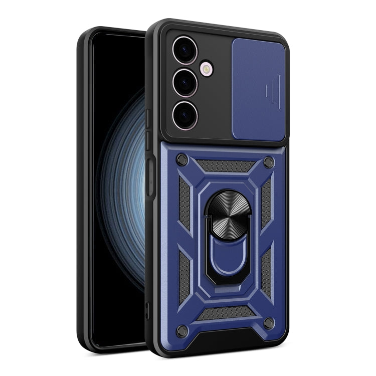 For Samsung Galaxy A24 4G Sliding Camera Cover Design TPU+PC Phone Case