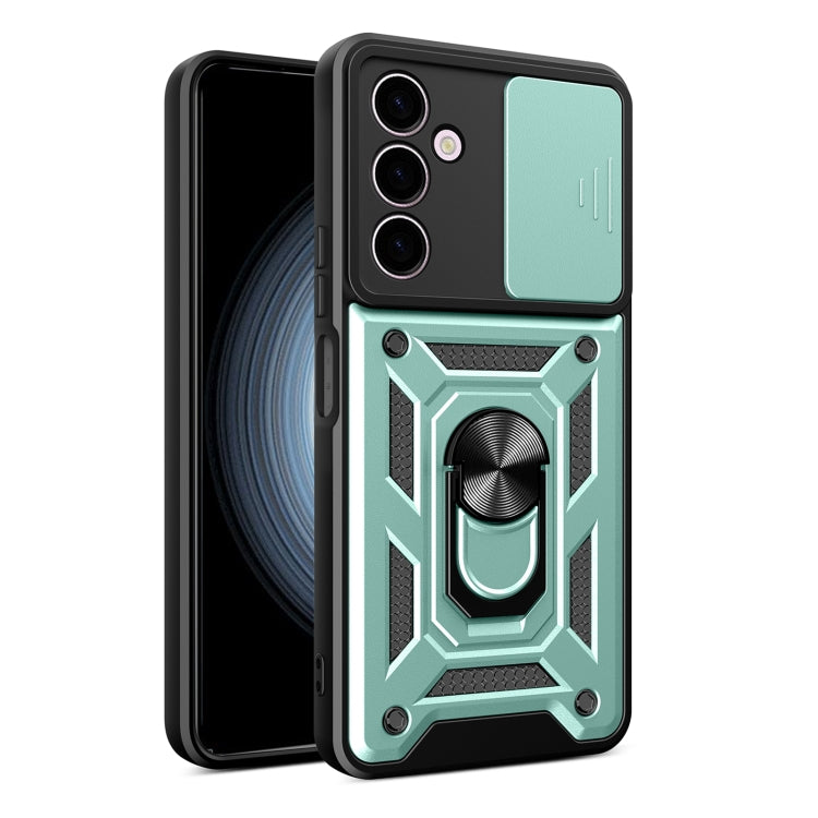 For Samsung Galaxy A24 4G Sliding Camera Cover Design TPU+PC Phone Case