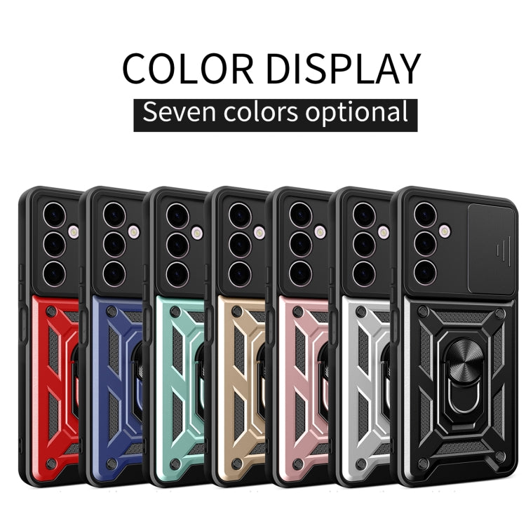 For Samsung Galaxy A24 4G Sliding Camera Cover Design TPU+PC Phone Case