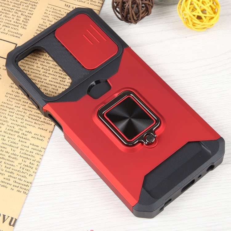 For Samsung Galaxy A24 4G Camera Shield Card Slot PC+TPU Phone Case