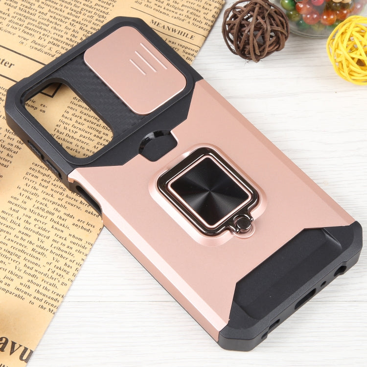 For Samsung Galaxy A24 4G Camera Shield Card Slot PC+TPU Phone Case