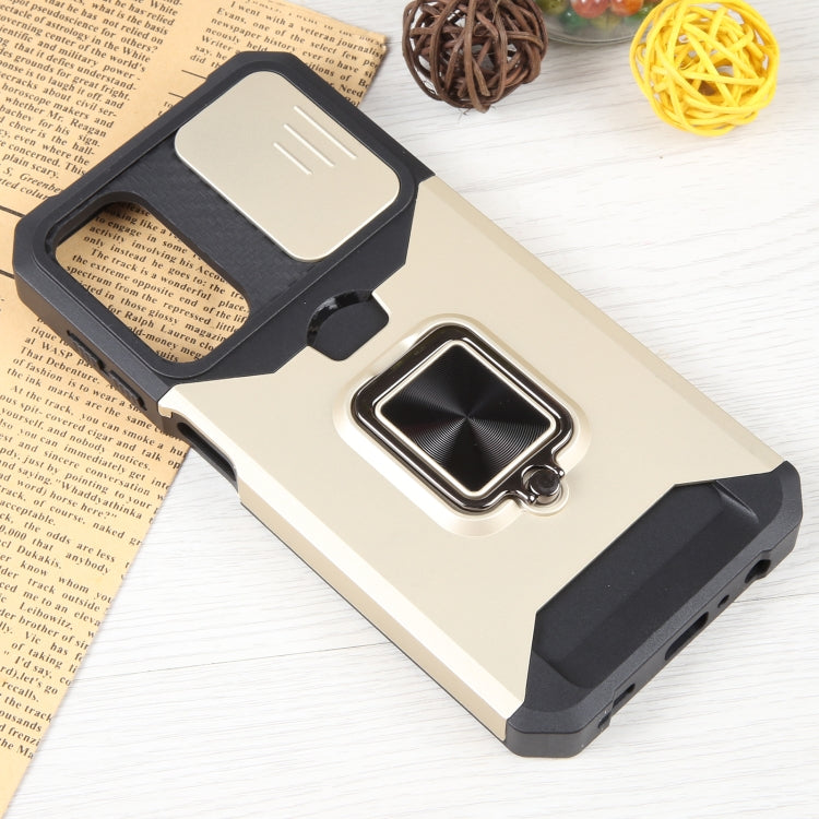 For Samsung Galaxy A24 4G Camera Shield Card Slot PC+TPU Phone Case