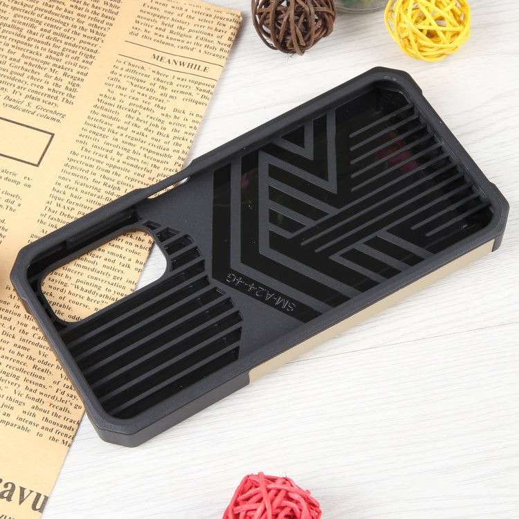 For Samsung Galaxy A24 4G Camera Shield Card Slot PC+TPU Phone Case