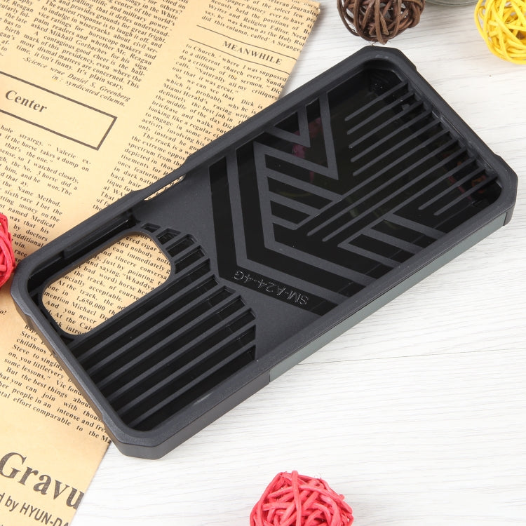 For Samsung Galaxy A24 4G Camera Shield Card Slot PC+TPU Phone Case