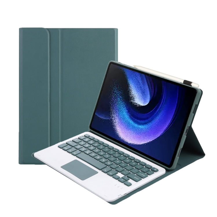 For Xiaomi Pad 6 / Pad 6 Pro A0N7-A Lambskin Texture Ultra-thin Bluetooth Keyboard Leather Case with Touchpad