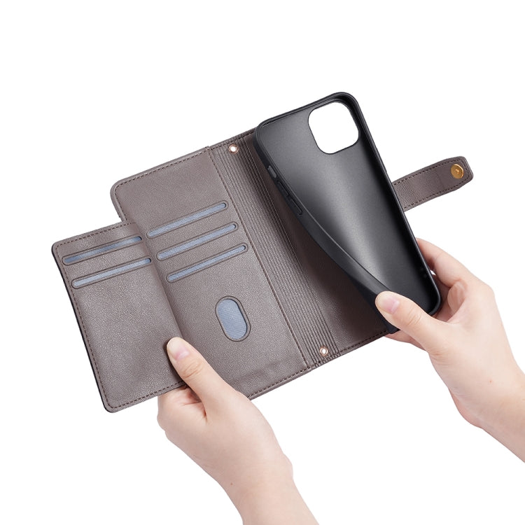 For Samsung Galaxy A54 5G Sheep Texture Cross-body Zipper Wallet Leather Phone Case