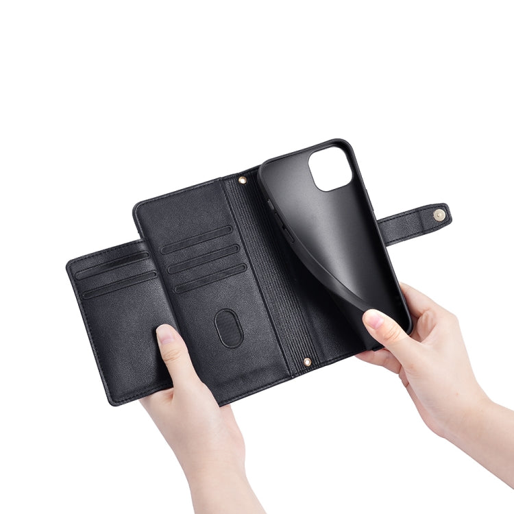 For Samsung Galaxy A54 5G Sheep Texture Cross-body Zipper Wallet Leather Phone Case