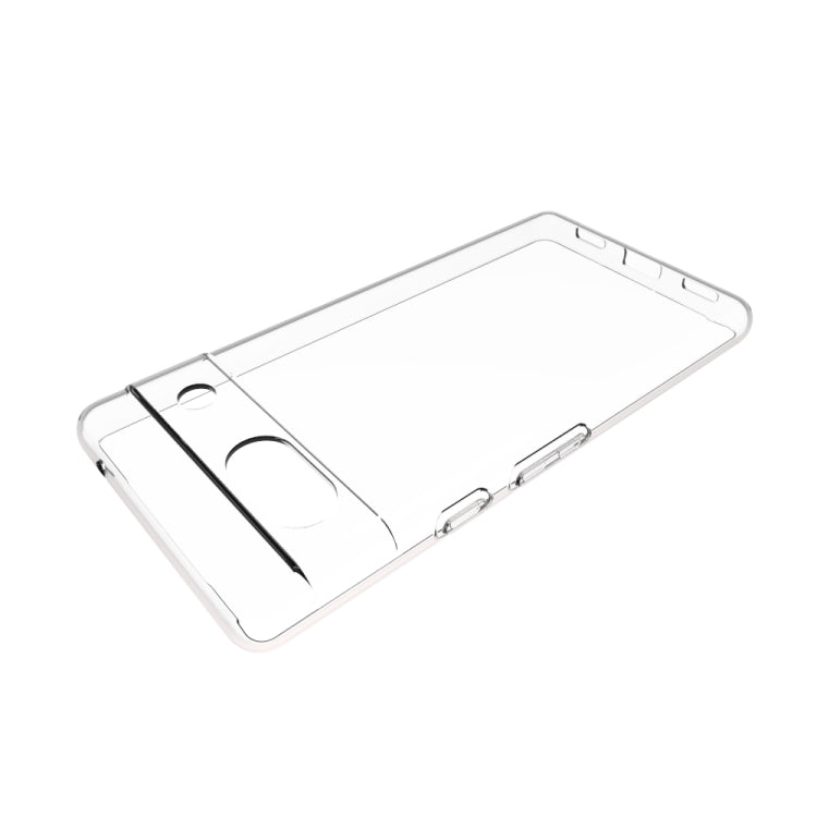 For Google Pixel 7a Waterproof Texture TPU Phone Case(Transparent)