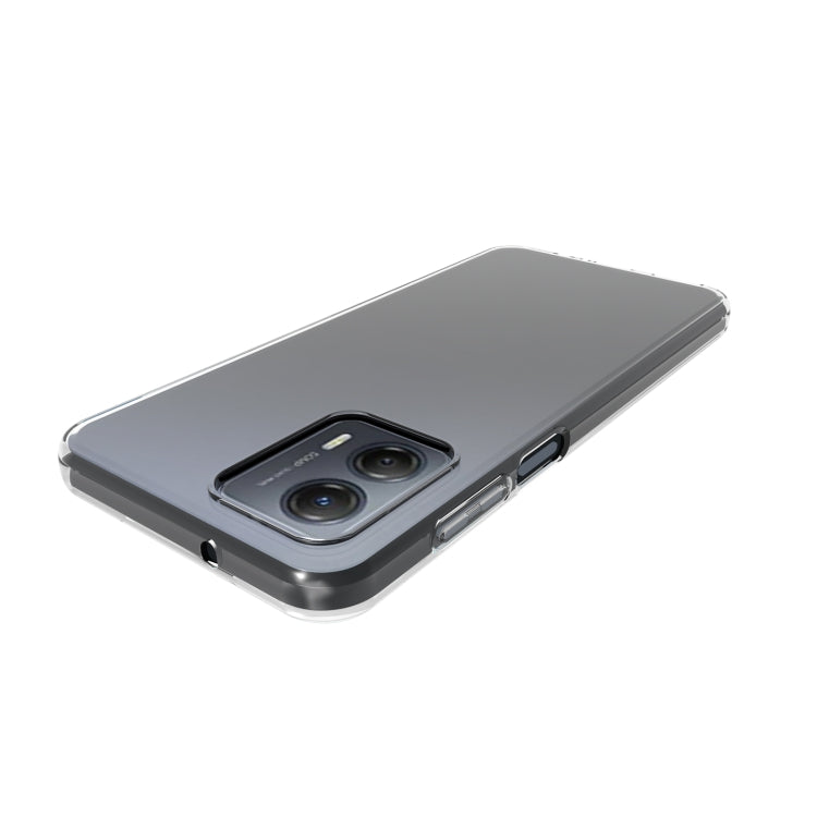 For Motorola Moto G53 5G Waterproof Texture TPU Phone Case(Transparent)