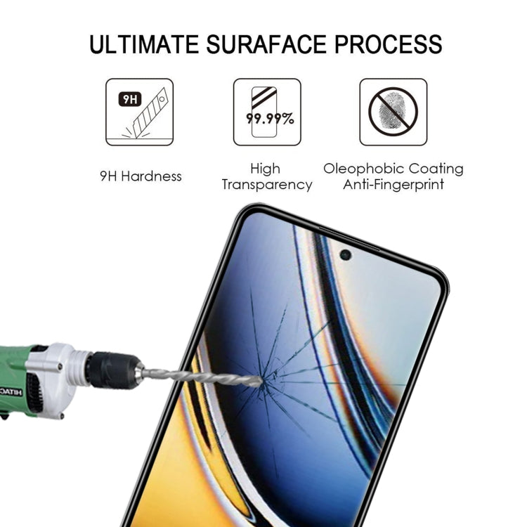 For Realme 11 Pro+ 3D Curved Edge Full Screen Tempered Glass Film