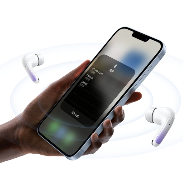 USAMS XD19 ENC Dual Wheat Noise Reduction TWS In-Ear Wireless Bluetooth Earphone