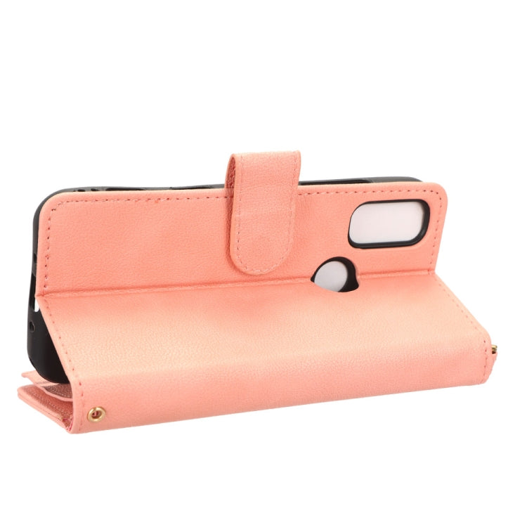 For Kyocera Android One S10 / S9 Litchi Texture Zipper Leather Phone Case