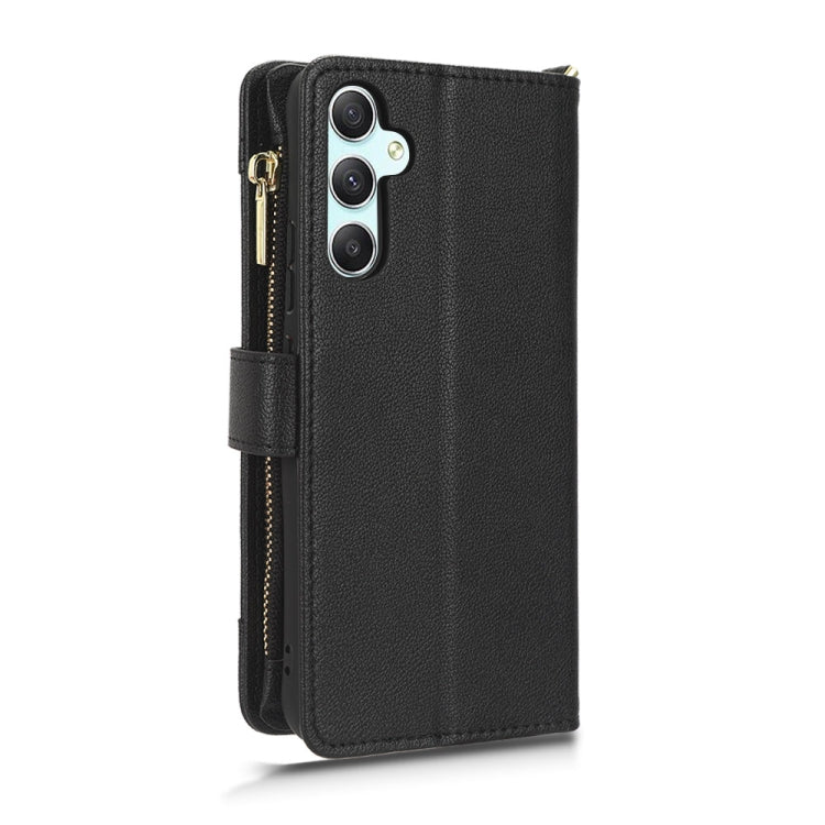 For Samsung Galaxy A34 5G Litchi Texture Zipper Leather Phone Case