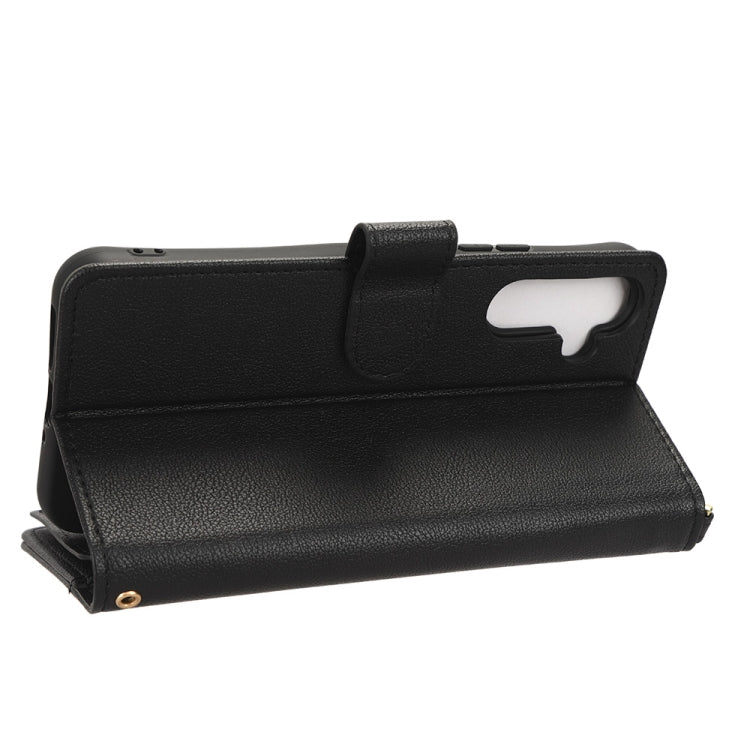 For Samsung Galaxy A34 5G Litchi Texture Zipper Leather Phone Case