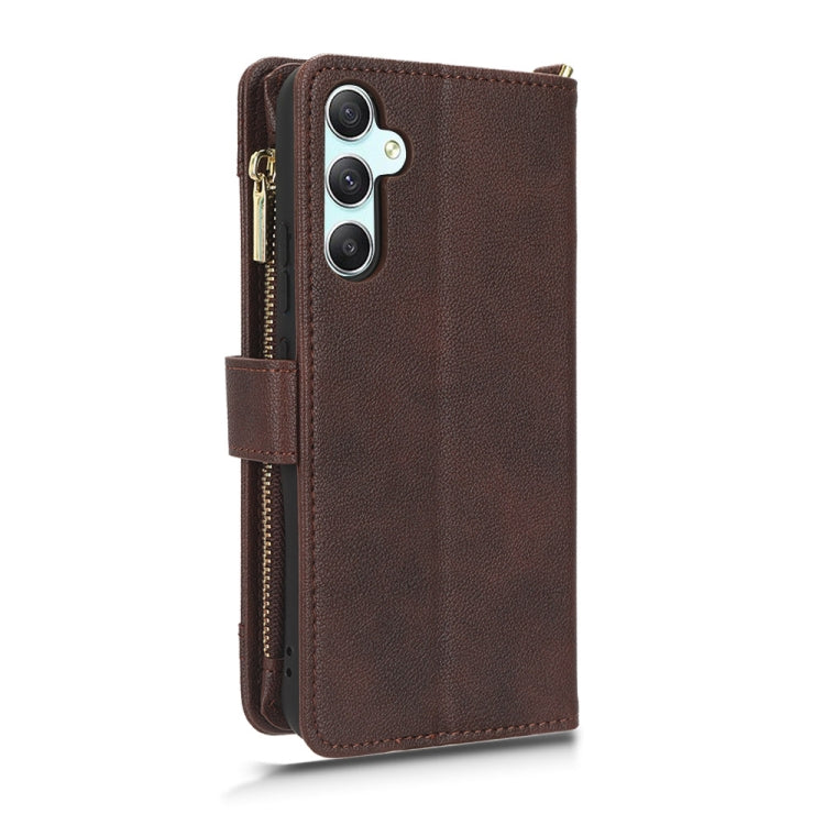 For Samsung Galaxy A34 5G Litchi Texture Zipper Leather Phone Case