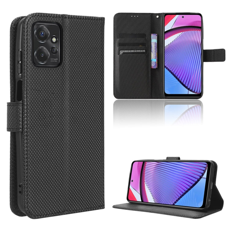 For Motorola Moto G Power 2023 Diamond Texture Leather Phone Case