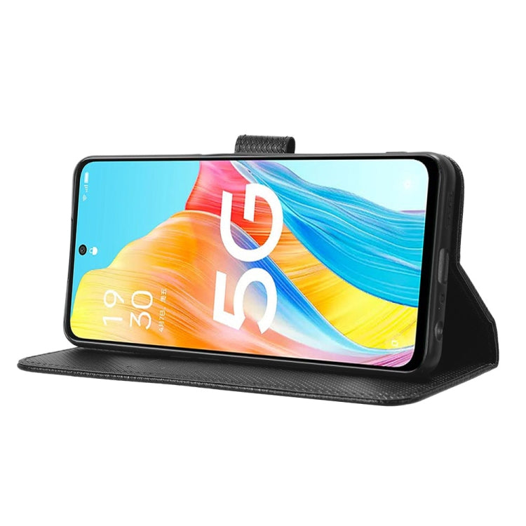 For OPPO A1 5G Diamond Texture Leather Phone Case