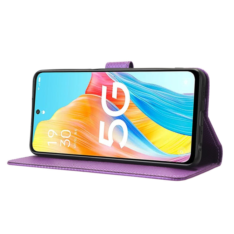 For OPPO A1 5G Diamond Texture Leather Phone Case