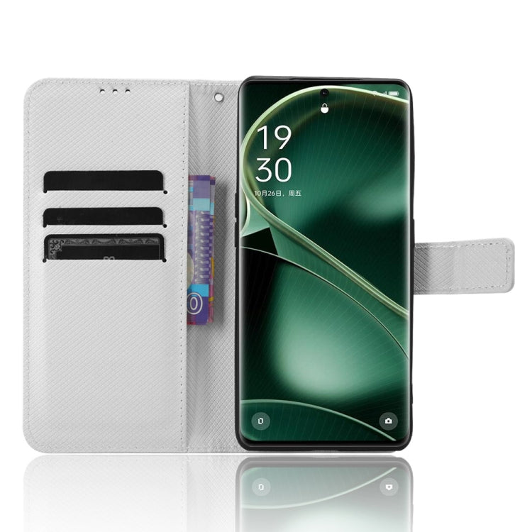 For OPPO Find X6 Diamond Texture Leather Phone Case