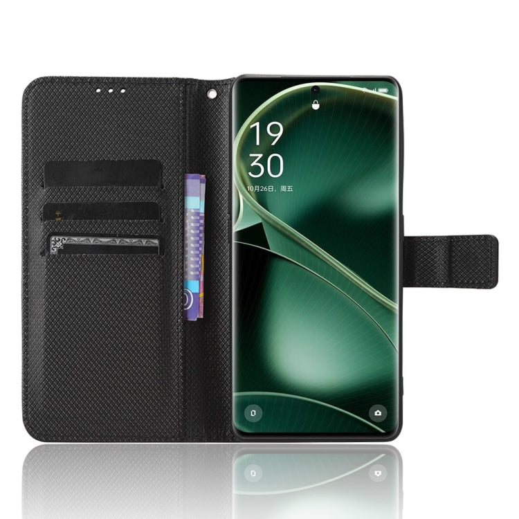 For OPPO Find X6 Diamond Texture Leather Phone Case