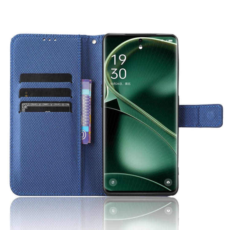 For OPPO Find X6 Diamond Texture Leather Phone Case