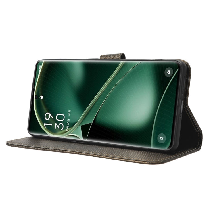 For OPPO Find X6 Diamond Texture Leather Phone Case