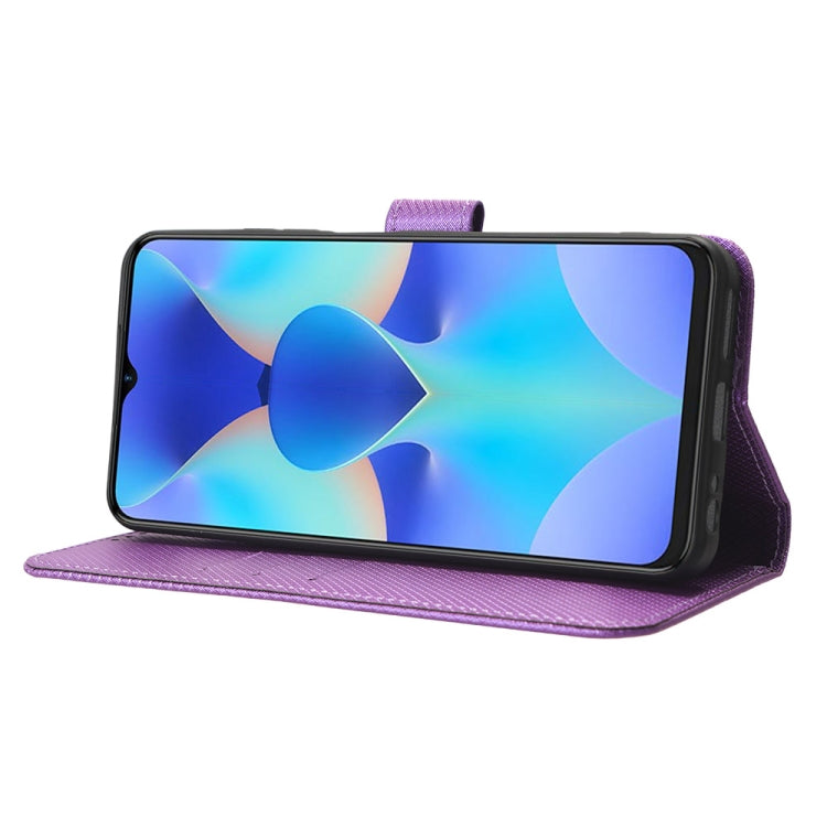 For Tecno Spark 10 4G Diamond Texture Leather Phone Case