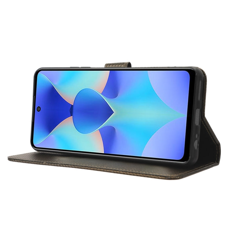 For Tecno Spark 10 Pro / K17 Diamond Texture Leather Phone Case