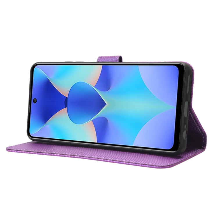 For Tecno Spark 10 Pro / K17 Diamond Texture Leather Phone Case