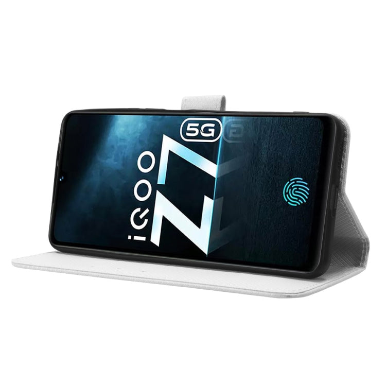 For vivo iQOO Z7x Diamond Texture Leather Phone Case