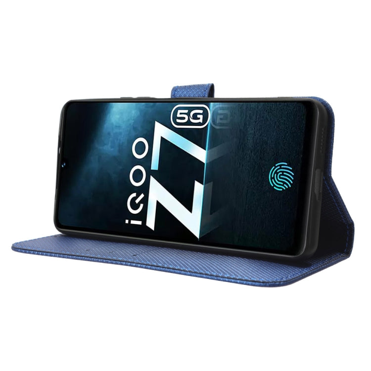 For vivo iQOO Z7x Diamond Texture Leather Phone Case