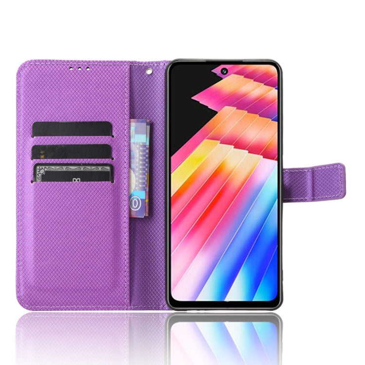 For Infinix Hot 30 Play Diamond Texture Leather Phone Case