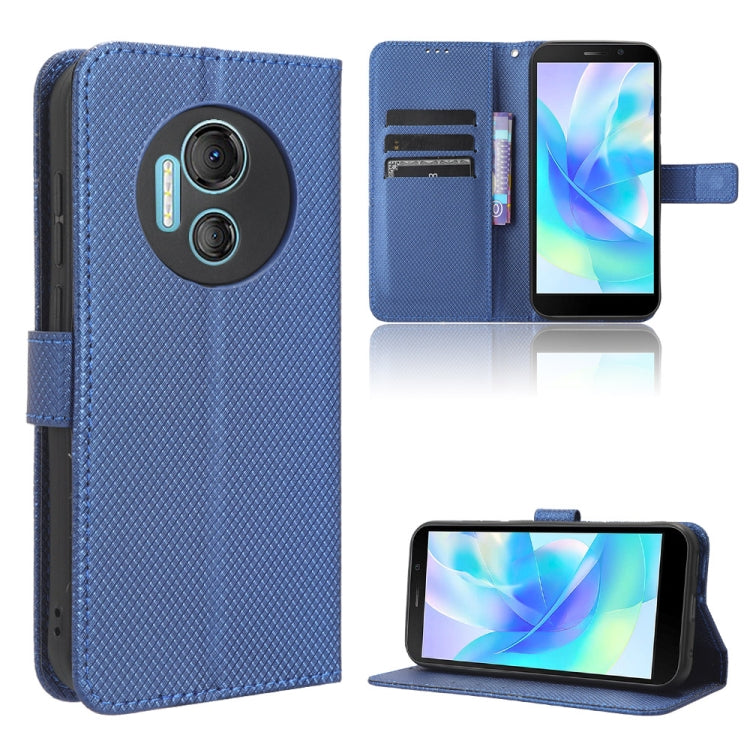 For Doogee X97 / X97 Pro Diamond Texture Leather Phone Case