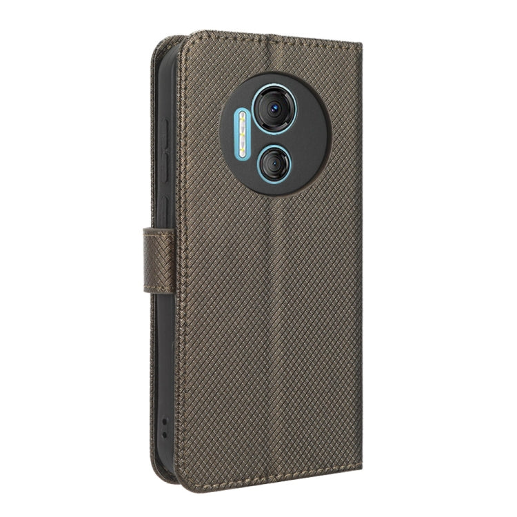 For Doogee X97 / X97 Pro Diamond Texture Leather Phone Case