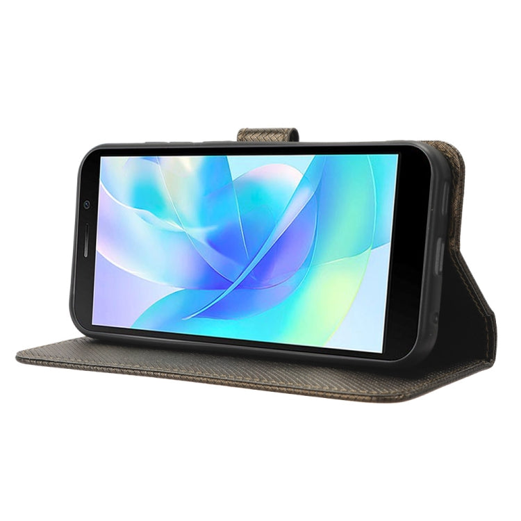 For Doogee X97 / X97 Pro Diamond Texture Leather Phone Case