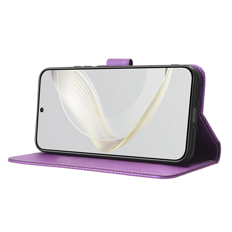 For Huawei nova 11 Pro Diamond Texture Leather Phone Case