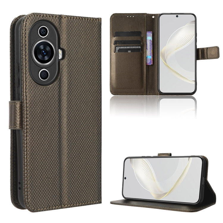 For Huawei nova 11 Diamond Texture Leather Phone Case