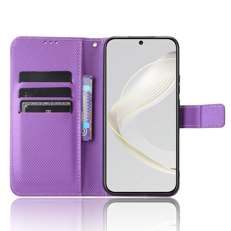 For Huawei nova 11 Diamond Texture Leather Phone Case