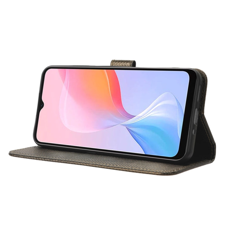 For Blackview A85 Diamond Texture Leather Phone Case