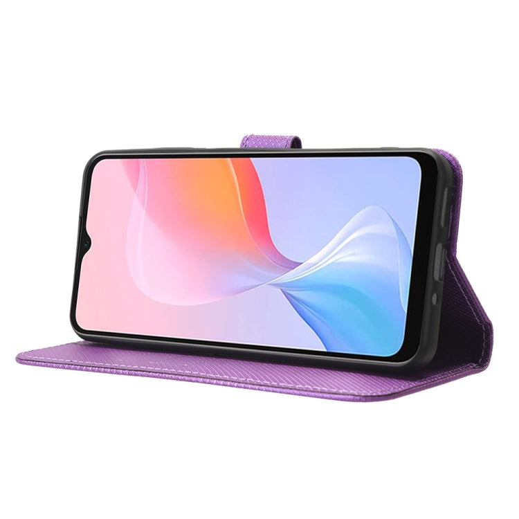 For Blackview A85 Diamond Texture Leather Phone Case