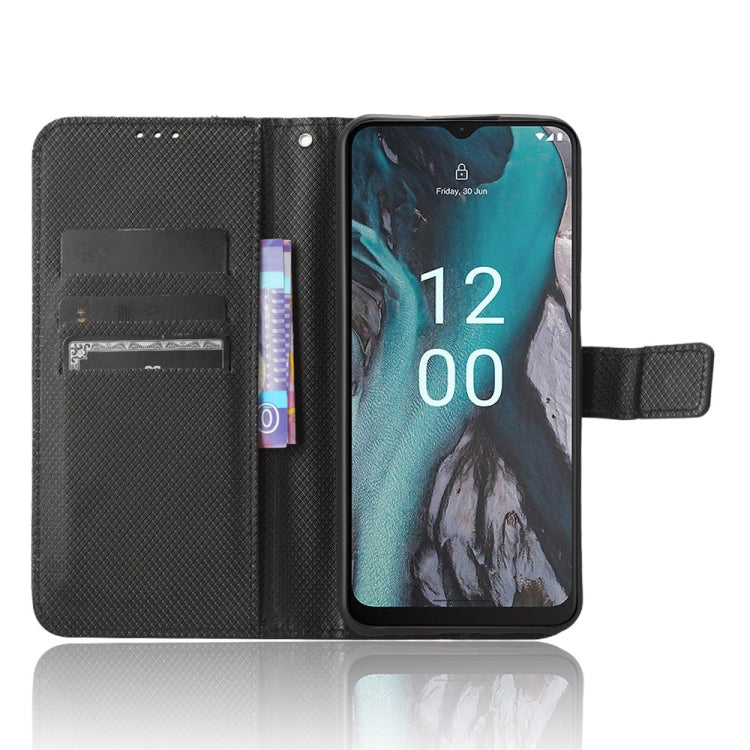 For Nokia C22 Diamond Texture Leather Phone Case