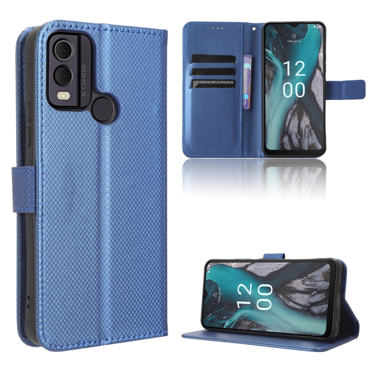 For Nokia C22 Diamond Texture Leather Phone Case