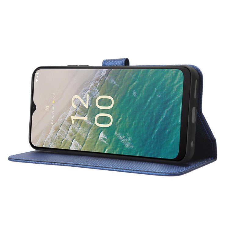 For Nokia C32 4G Diamond Texture Leather Phone Case