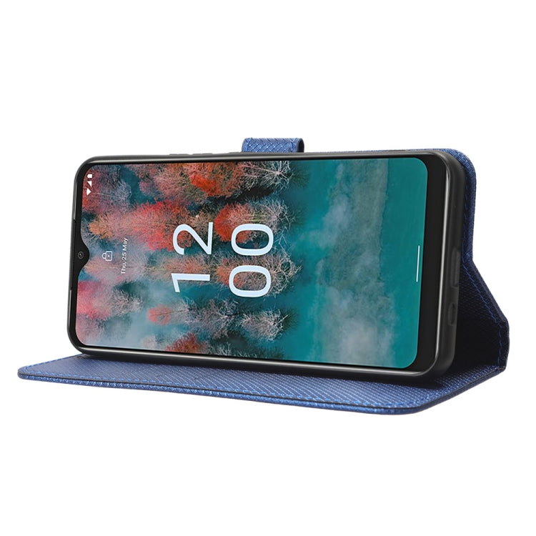 For Nokia C12 Diamond Texture Leather Phone Case